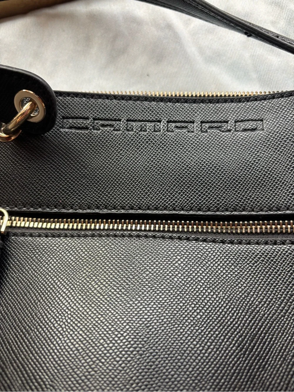 Guess Black Tote with Silver Hardware “Camaro”